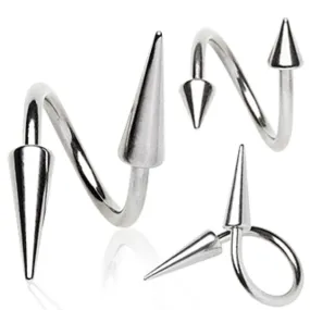 316L Surgical Steel Twist with Spikes