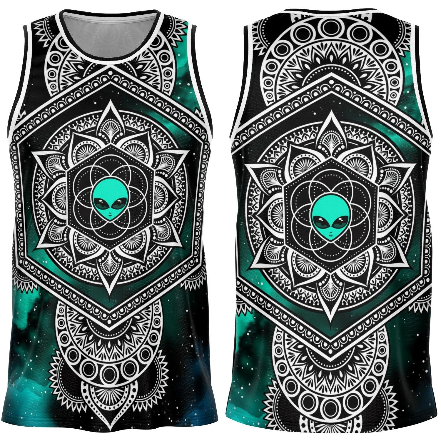 Alien Mandala Basketball Jersey