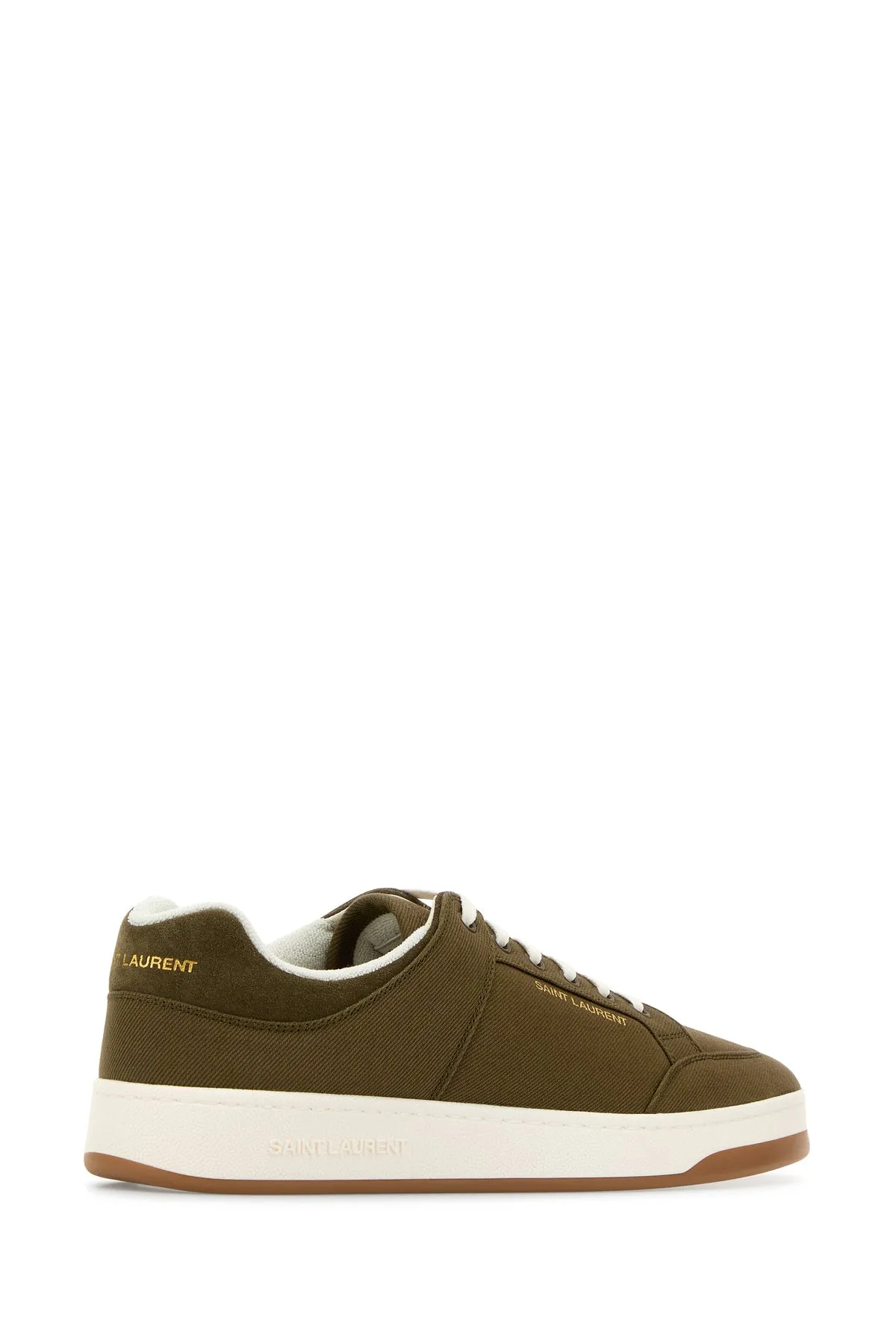 Army green gabardine SL/61 sneakers