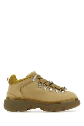 Biscuit leather sneakers