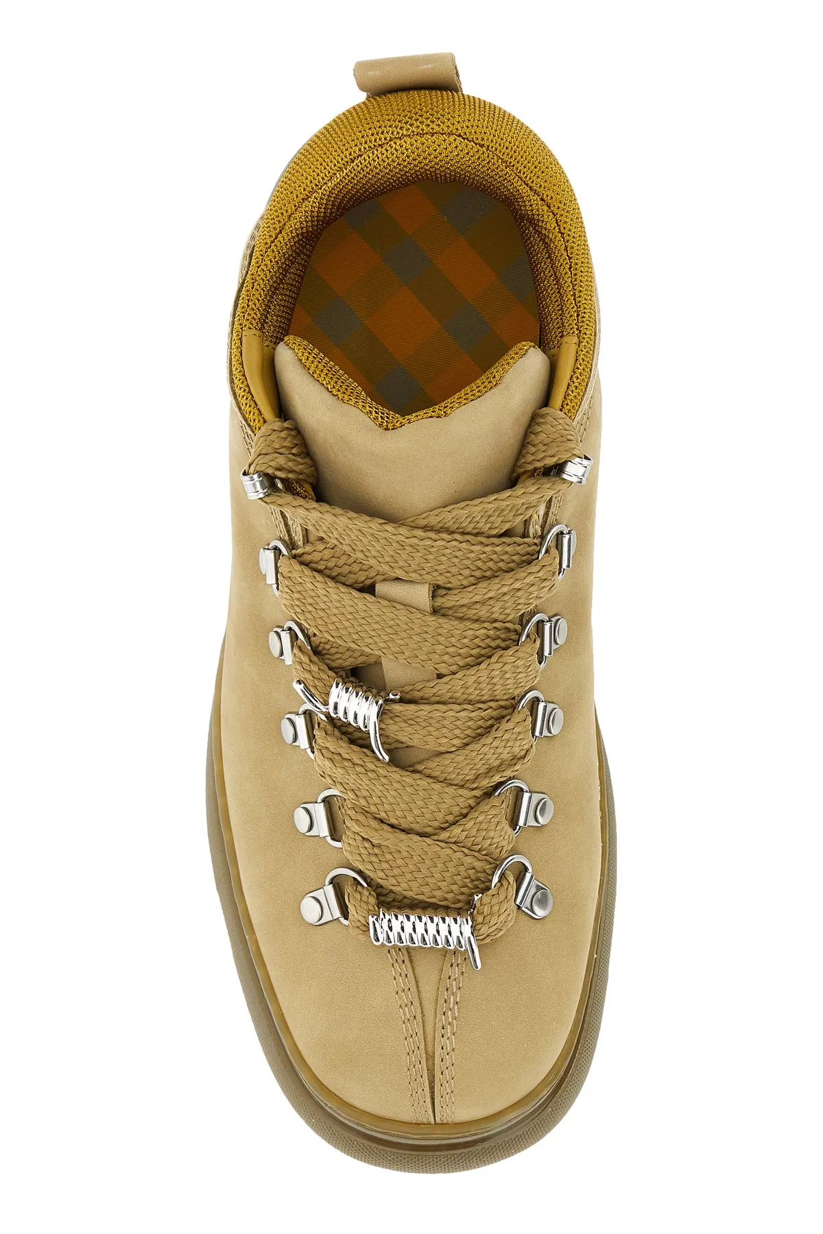 Biscuit leather sneakers
