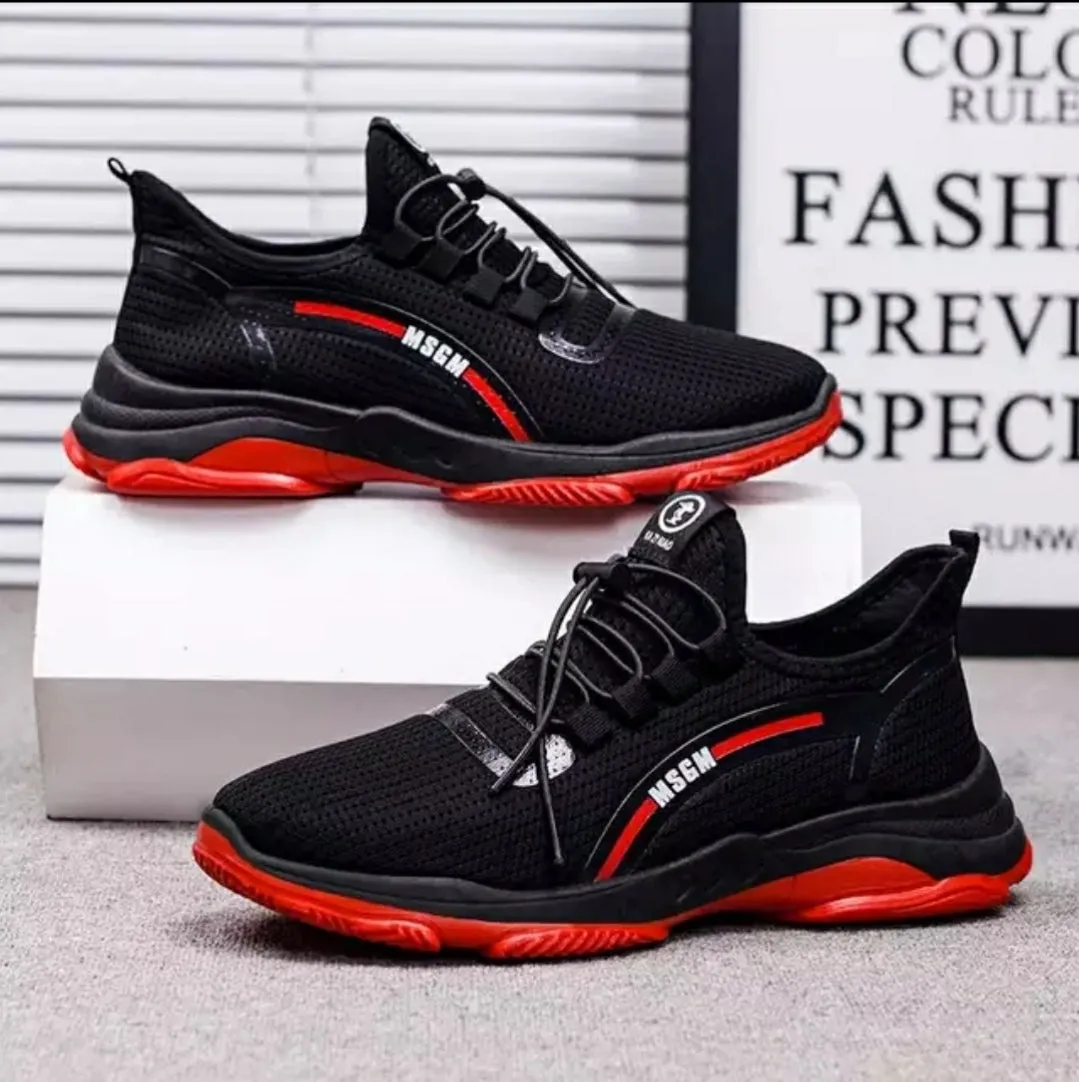 Black Autumn Breathable Shoes
