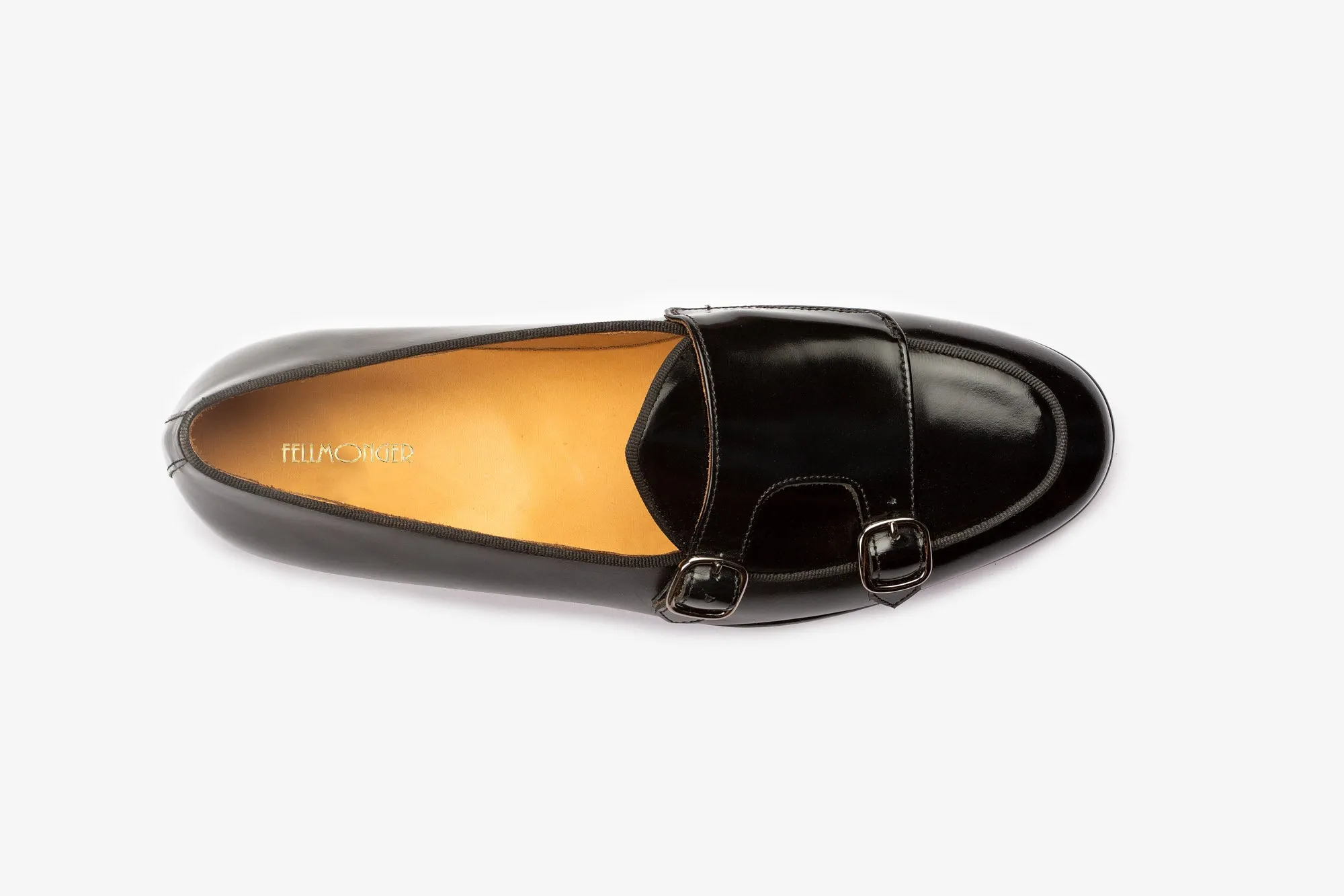 Black Batwing Slipons