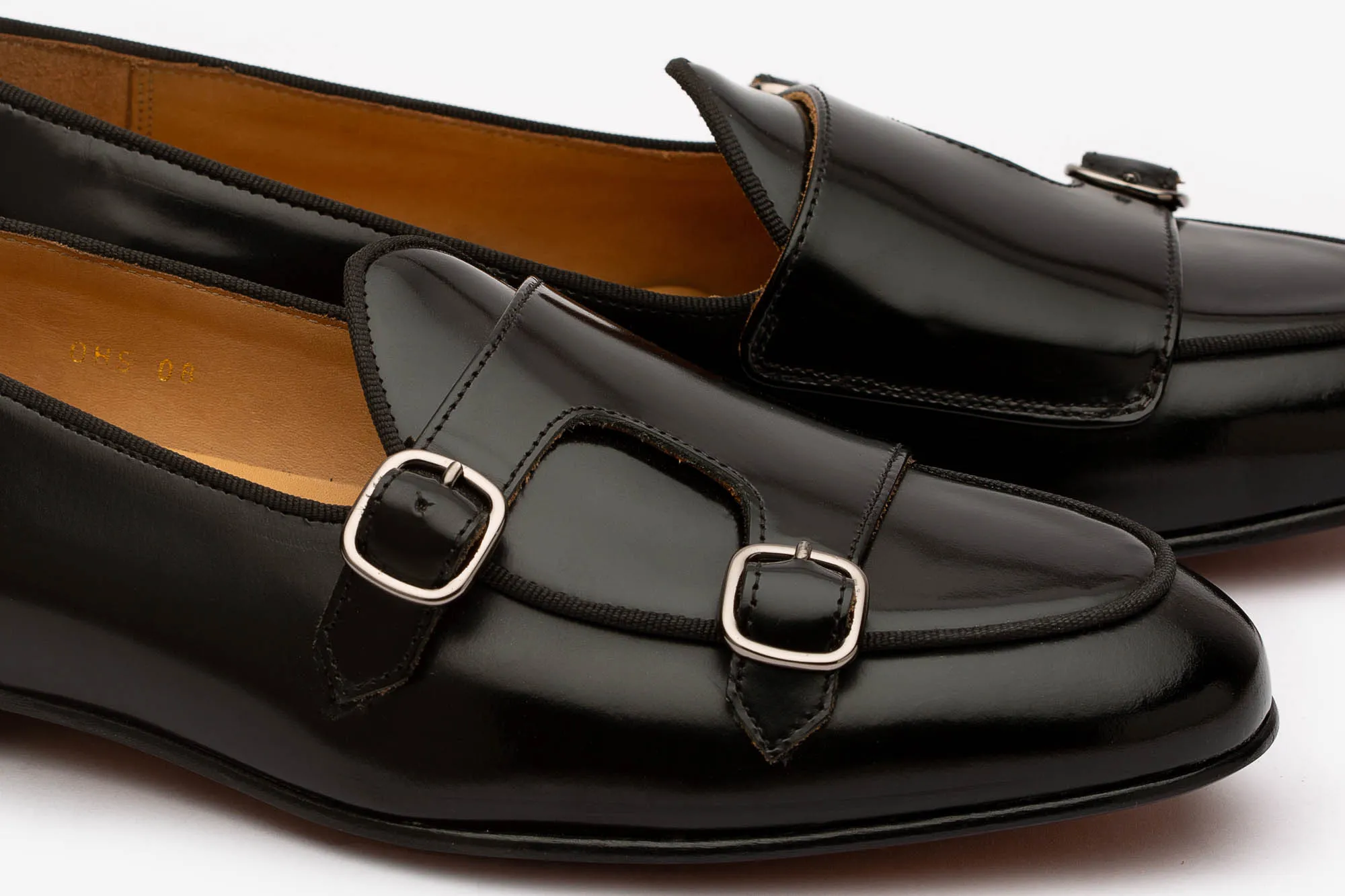 Black Batwing Slipons