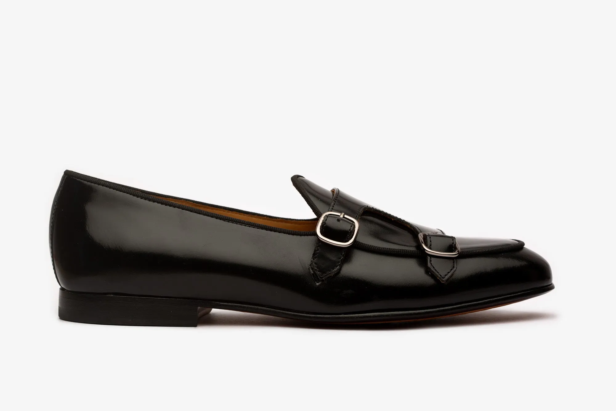 Black Batwing Slipons