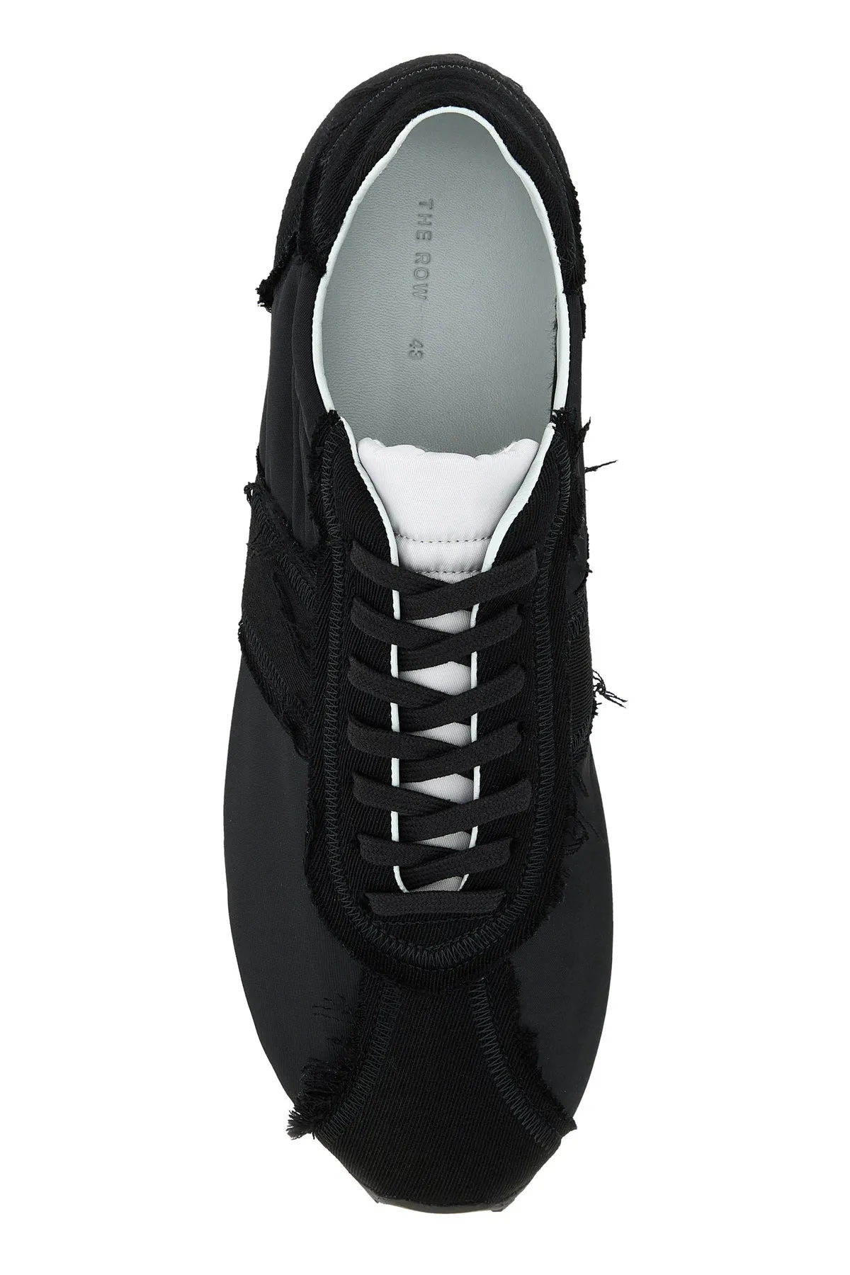 Black fabric Mika sneakers