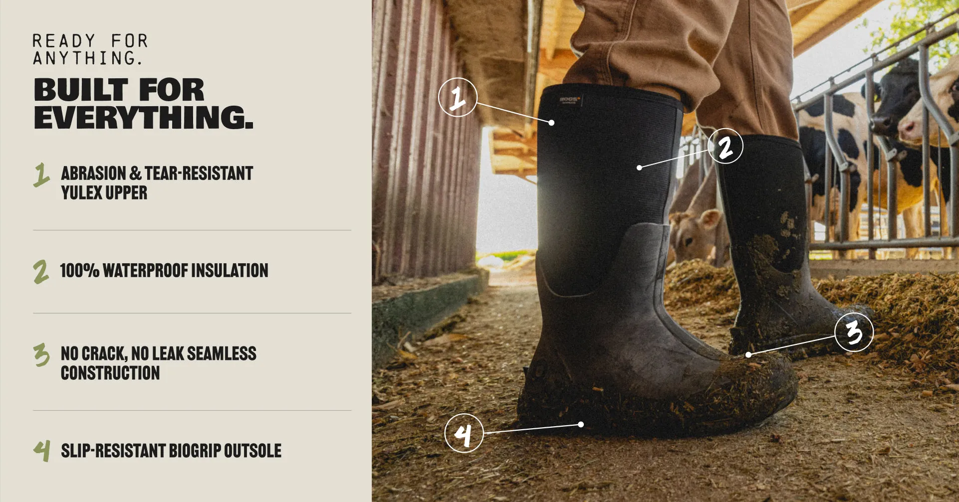 Bogs Men's Classic Seamless Tall Insulated Winter Boots