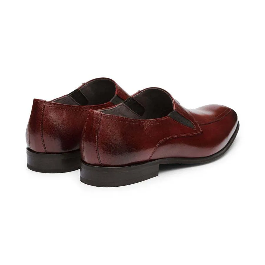 Burgundy Elasticated Slipons