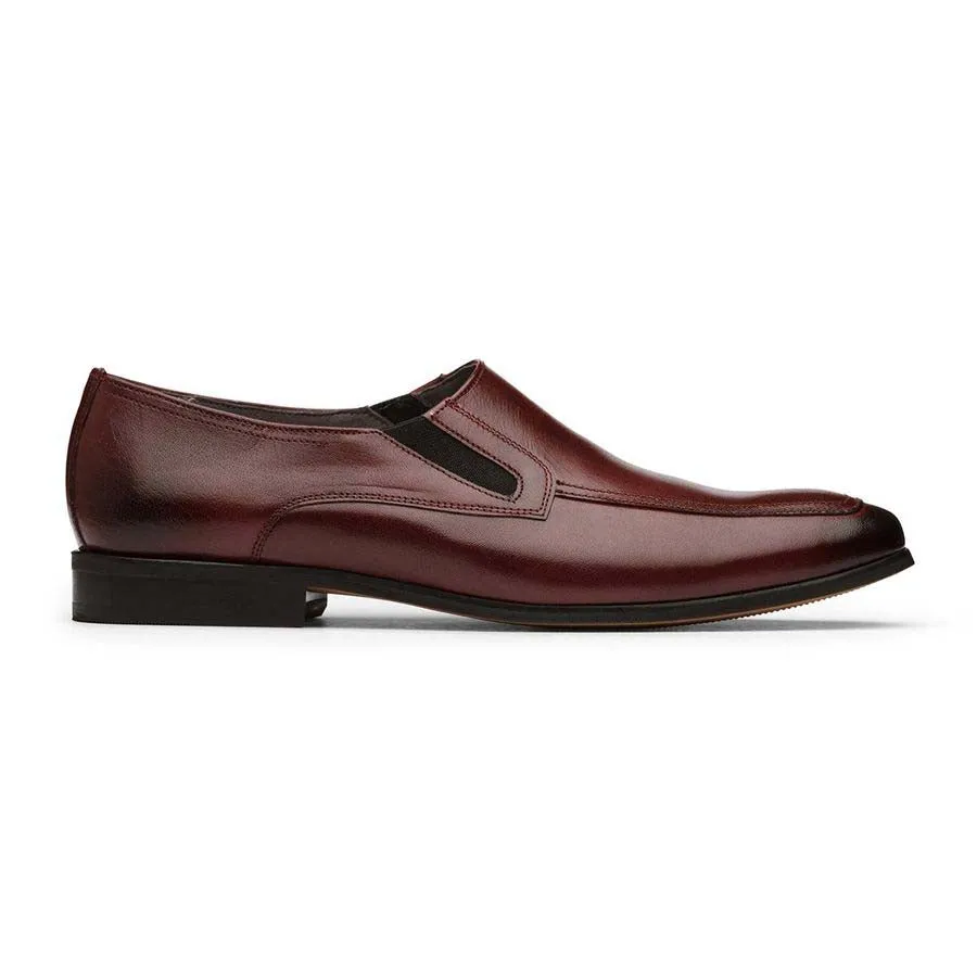 Burgundy Elasticated Slipons