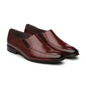 Burgundy Elasticated Slipons