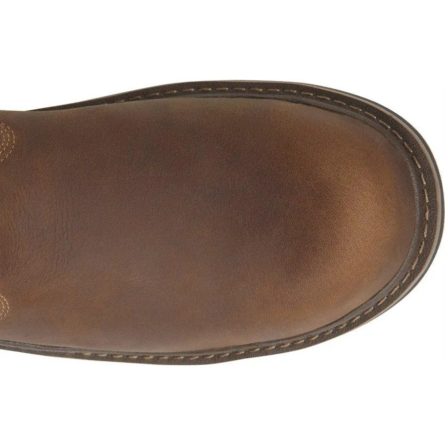 Carolina Men's Mandrel 10" Comp Toe WP Wellington Work Boot- Brown - CA6558