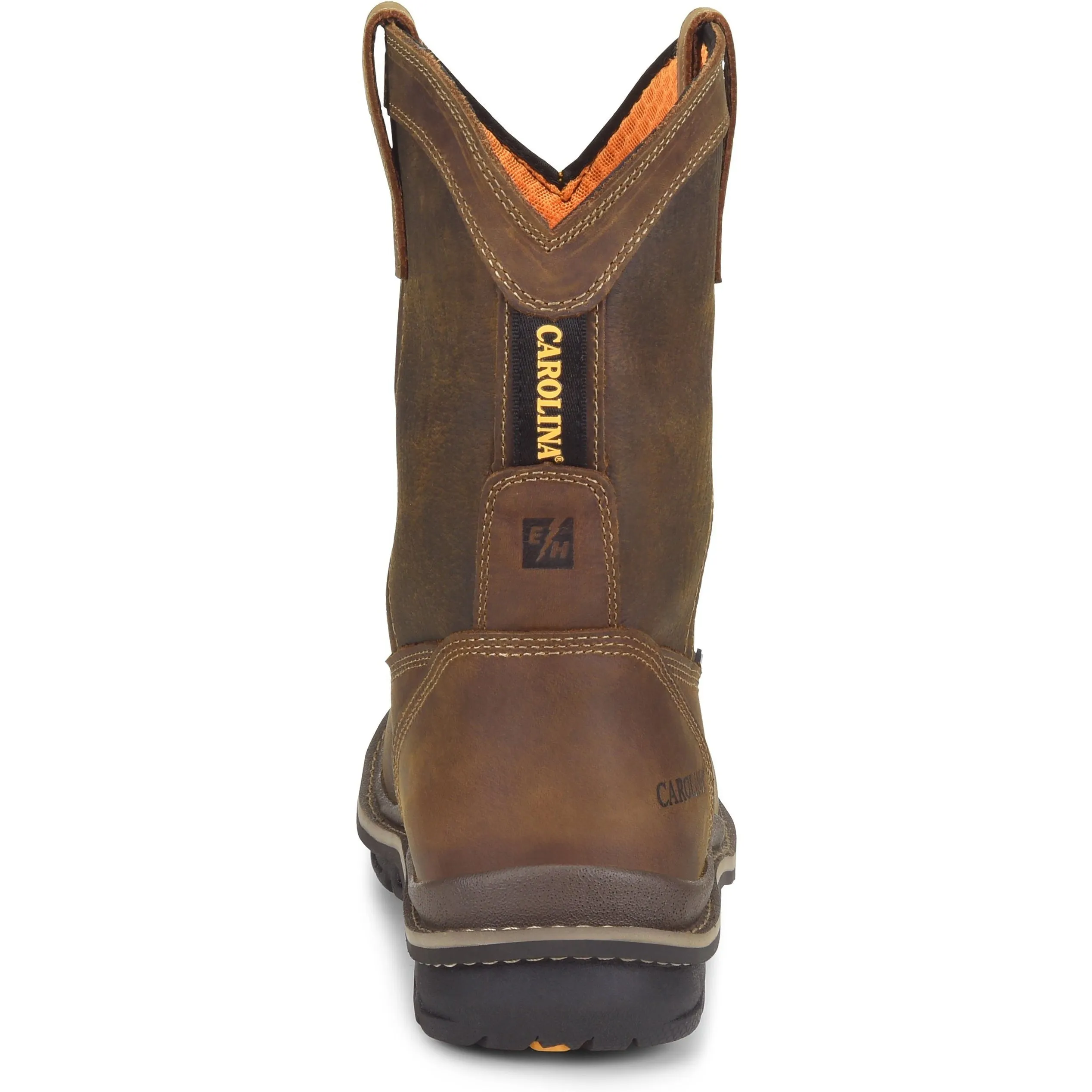Carolina Men's Mandrel 10" Comp Toe WP Wellington Work Boot- Brown - CA6558