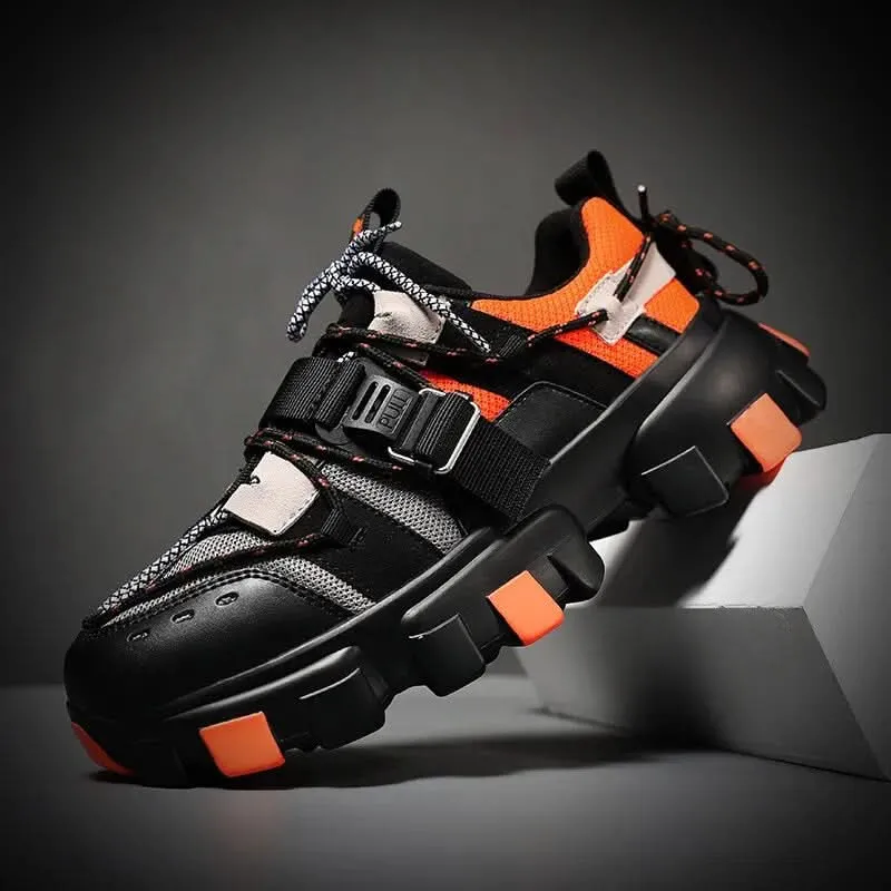Comfortable Platform Sneakers | Men's Breathable Shoes