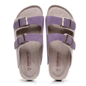 Cuzcare Men Casual Orthopedic Sandals Colorful Retro Beash Slides
