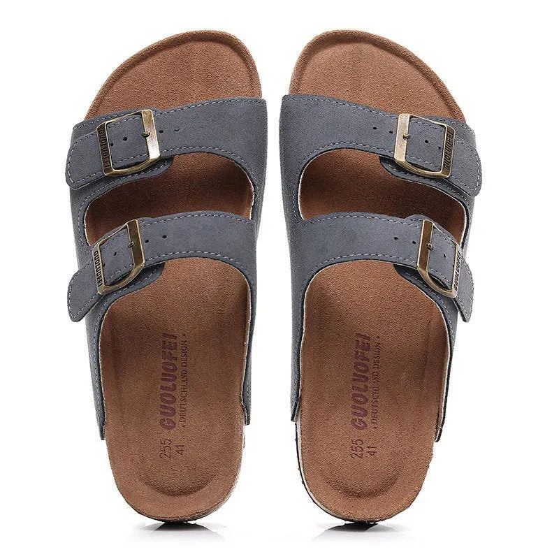 Cuzcare Summer 2023 Men Retro Casual Orthopedic Sandals Arch Support Slides