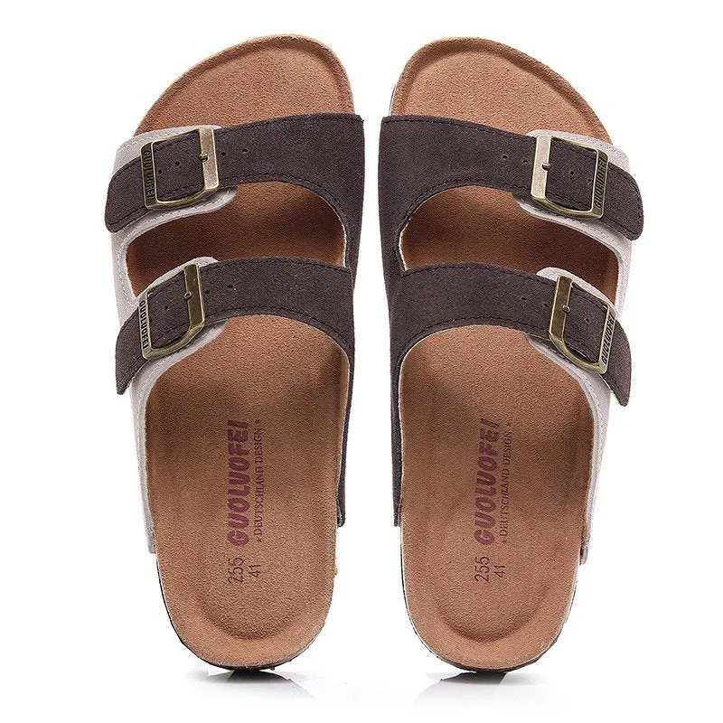 Cuzcare Summer 2023 Men Retro Casual Orthopedic Sandals Arch Support Slides