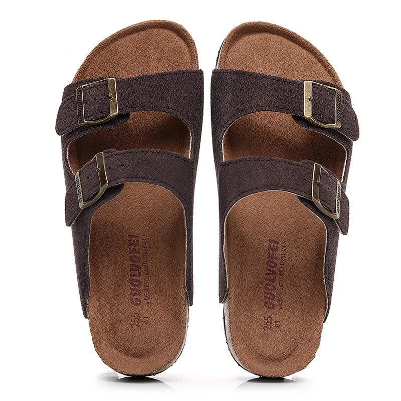 Cuzcare Summer 2023 Men Retro Casual Orthopedic Sandals Arch Support Slides