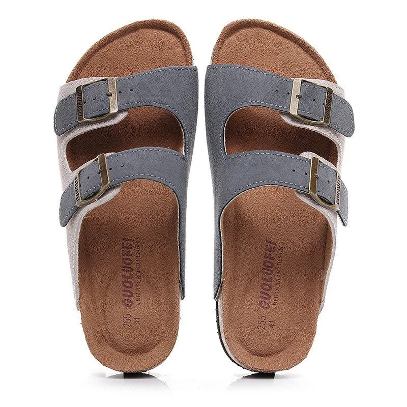 Cuzcare Summer 2023 Men Retro Casual Orthopedic Sandals Arch Support Slides