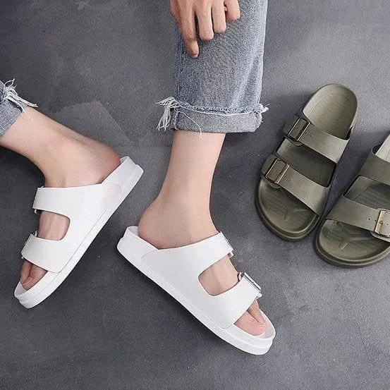 Cuzcare Women Orthopedic Sandals Waterproof Arch Support Casual Summer Slides
