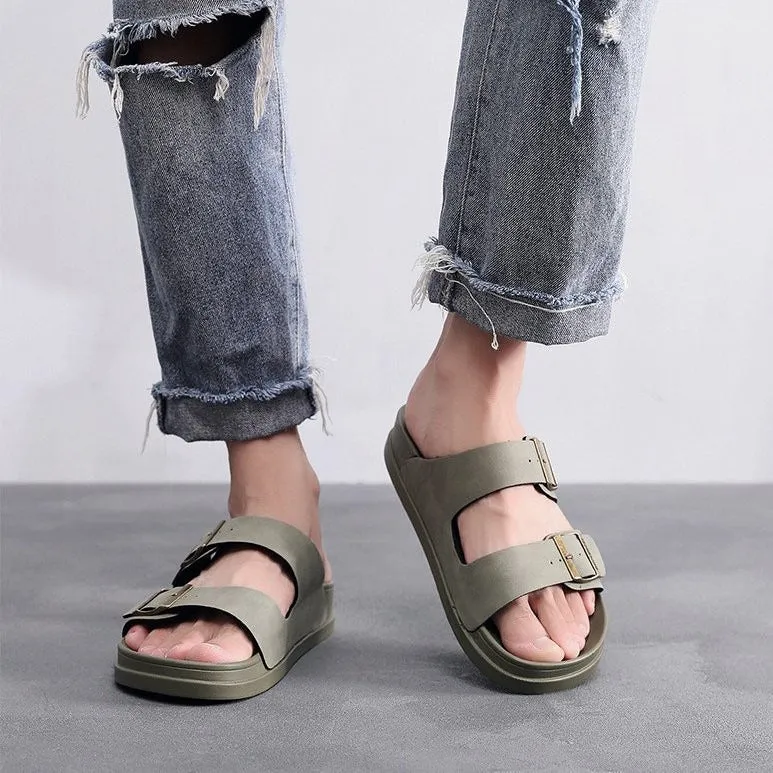 Cuzcare Women Orthopedic Sandals Waterproof Arch Support Casual Summer Slides