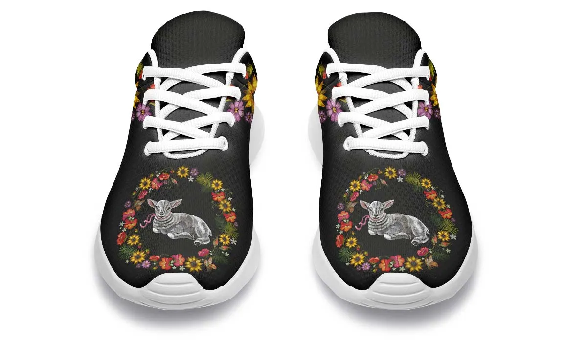 Embroidery Sheep Sneakers