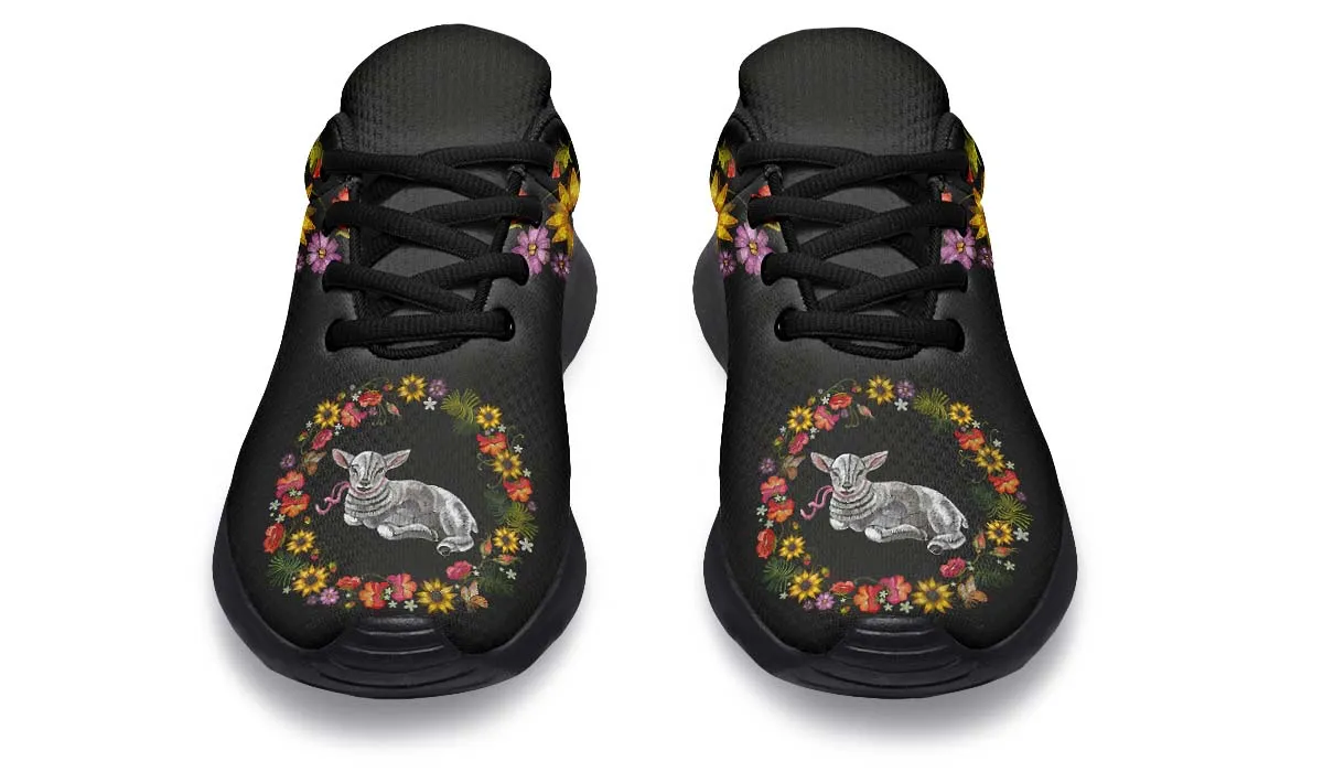 Embroidery Sheep Sneakers