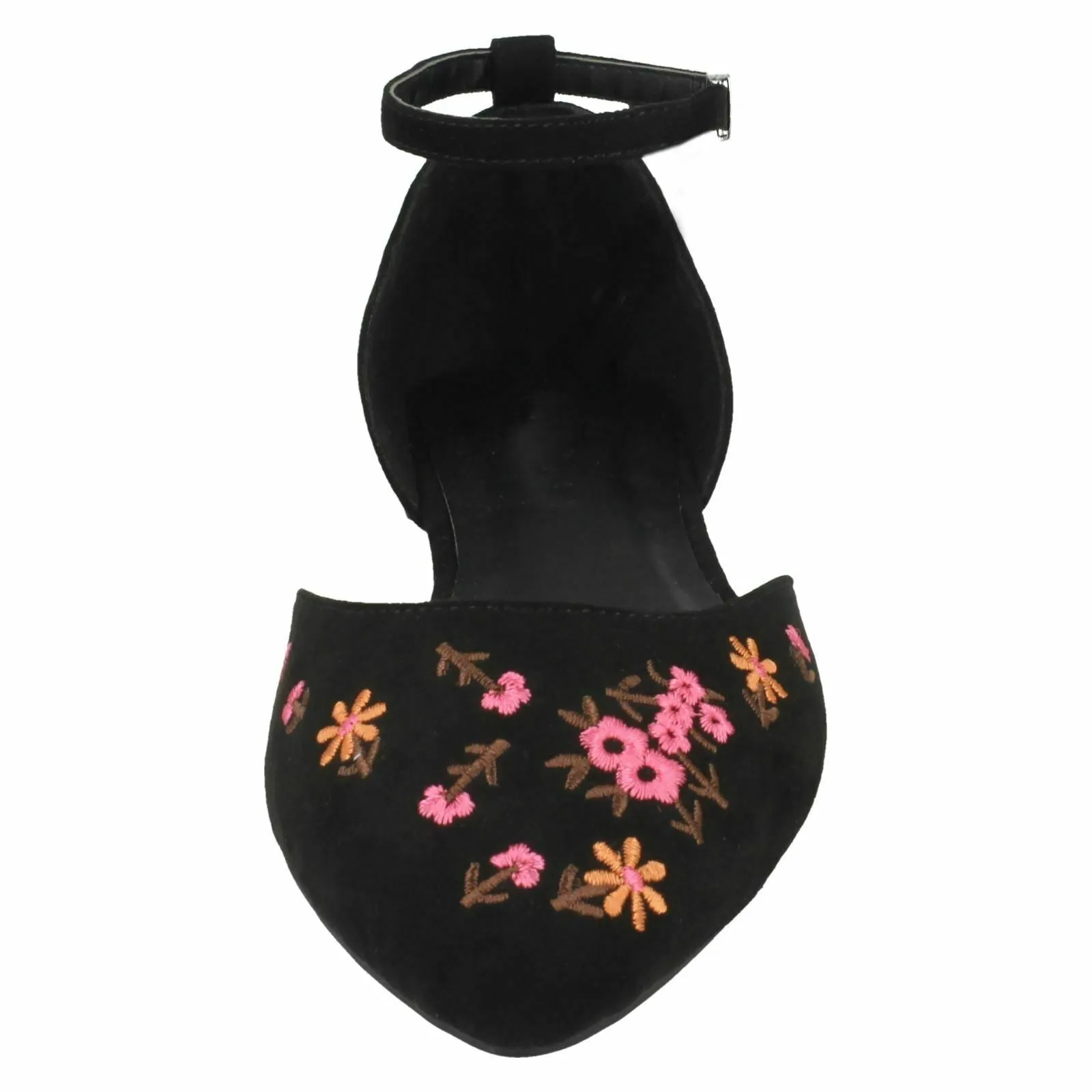 Flower and black Forró Shoes