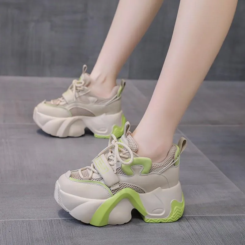 Heightening Breathable Muffin Shoes