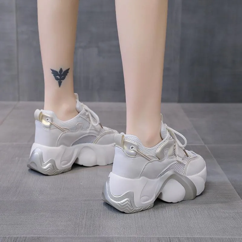 Heightening Breathable Muffin Shoes