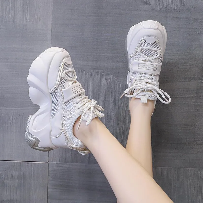 Heightening Breathable Muffin Shoes