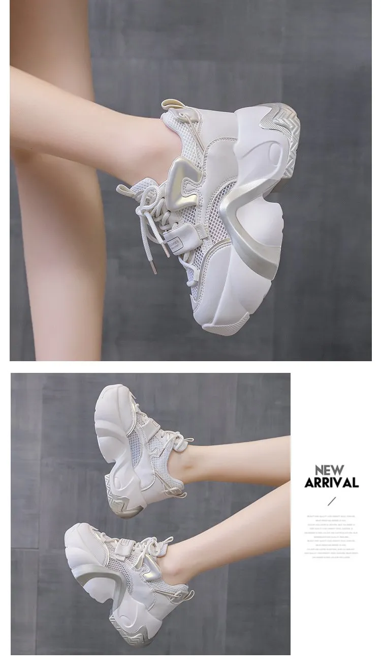 Heightening Breathable Muffin Shoes