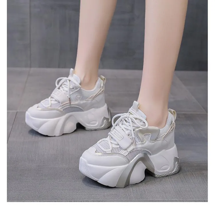Heightening Breathable Muffin Shoes