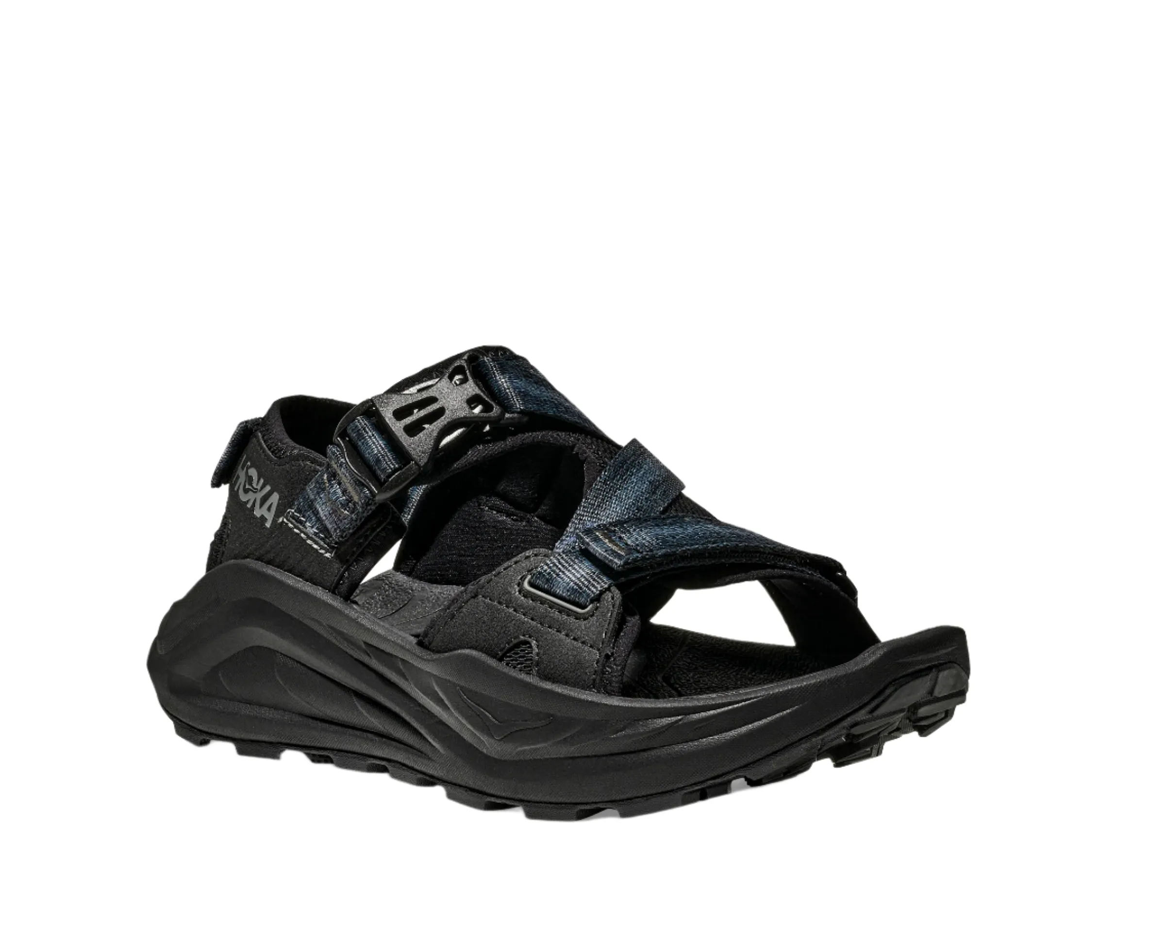 HOKA Men's Infini Adventure Hiking Sandal - Black/Black