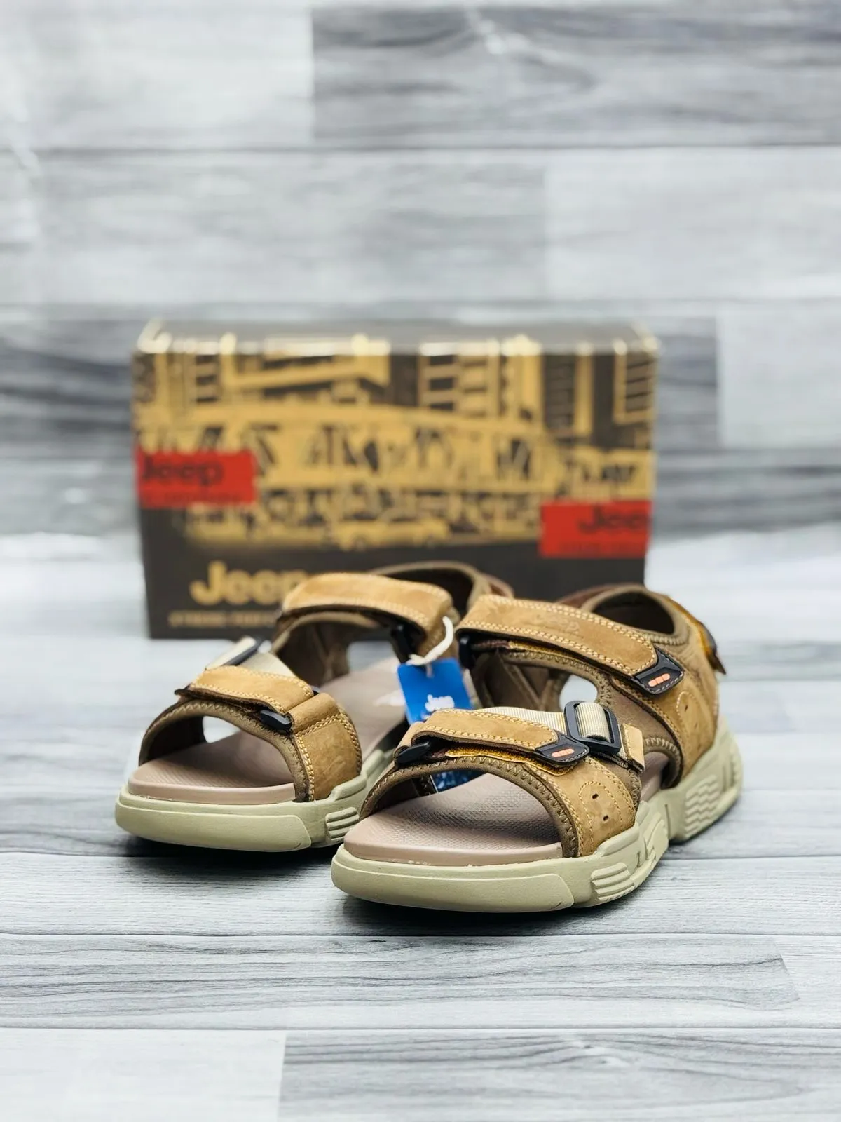 Jeep Tactical Outdoor Sandals – Durable & Adjustable