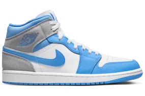 Jordan 1 Mid University Blue Grey