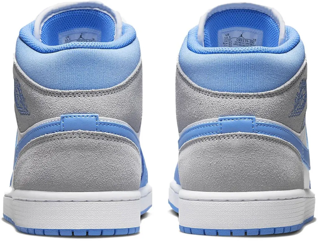 Jordan 1 Mid University Blue Grey