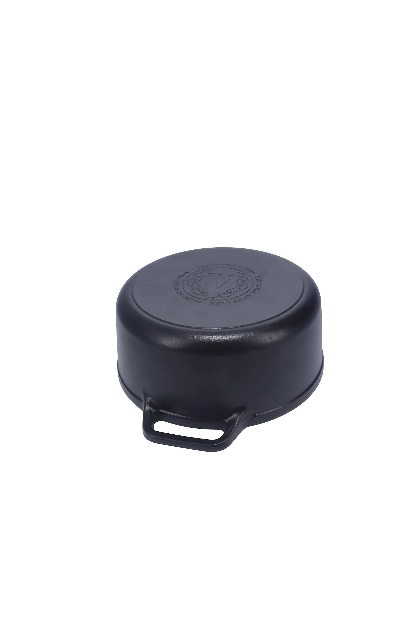 Large Seasoned Cast Iron Dutch Oven
