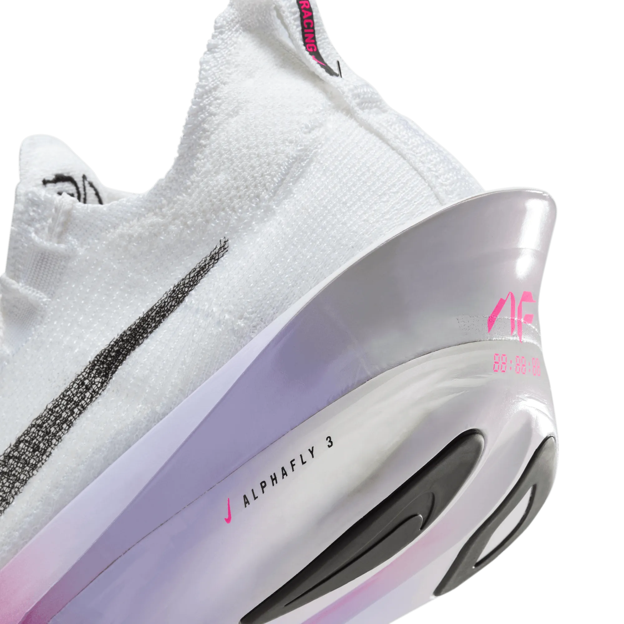 Men's Air Zoom Alphafly 3 Electric (100 - White/Black/Purple Agate/Vivid Grape))