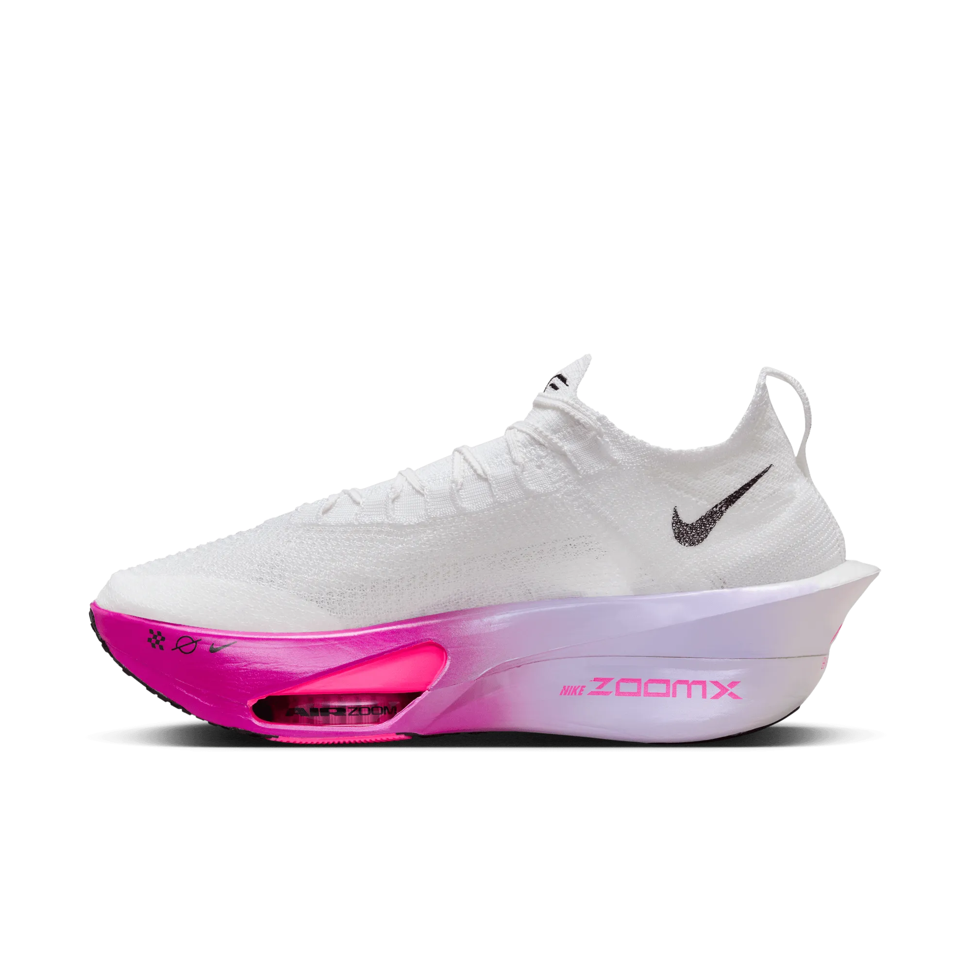 Men's Air Zoom Alphafly 3 Electric (100 - White/Black/Purple Agate/Vivid Grape))