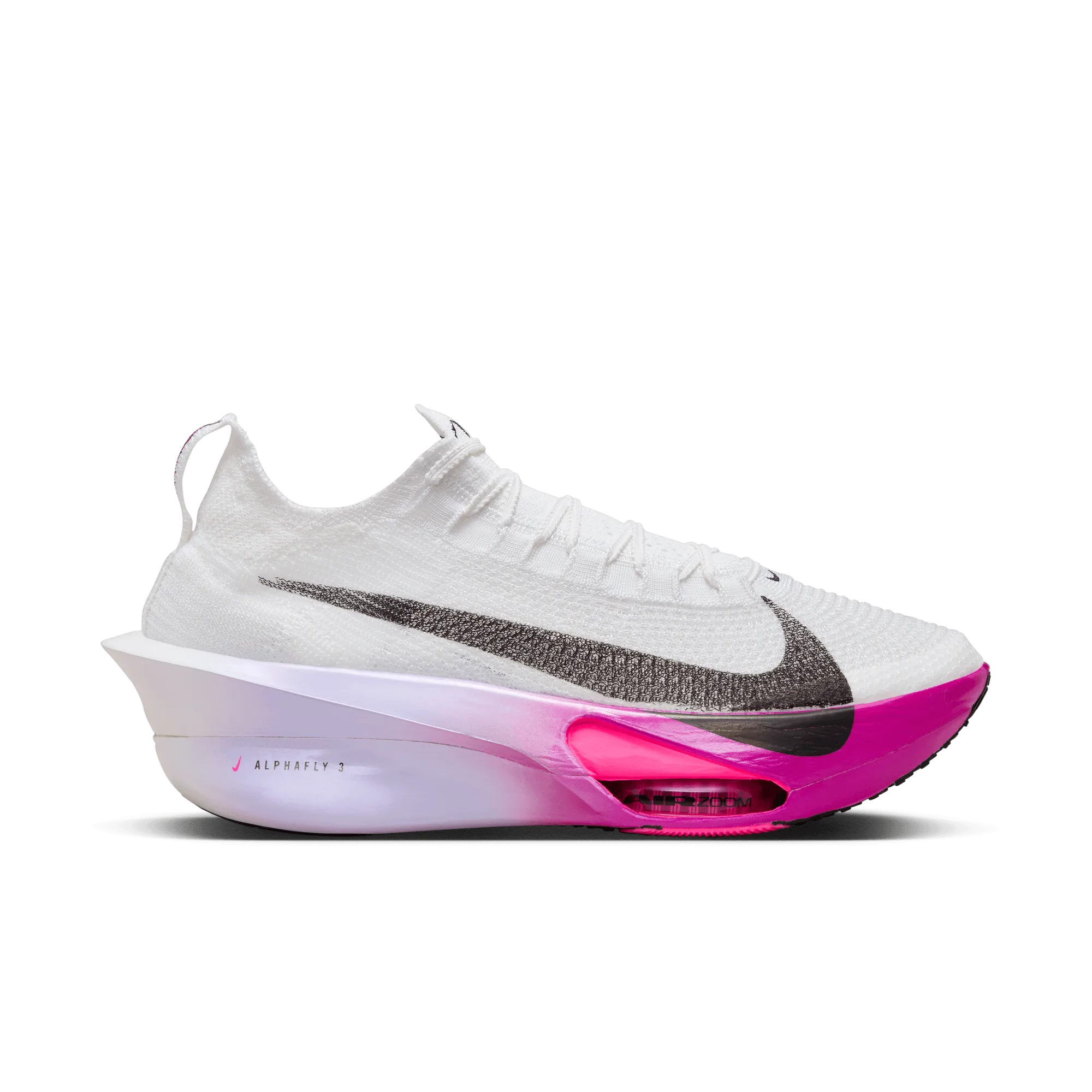 Men's Air Zoom Alphafly 3 Electric (100 - White/Black/Purple Agate/Vivid Grape))