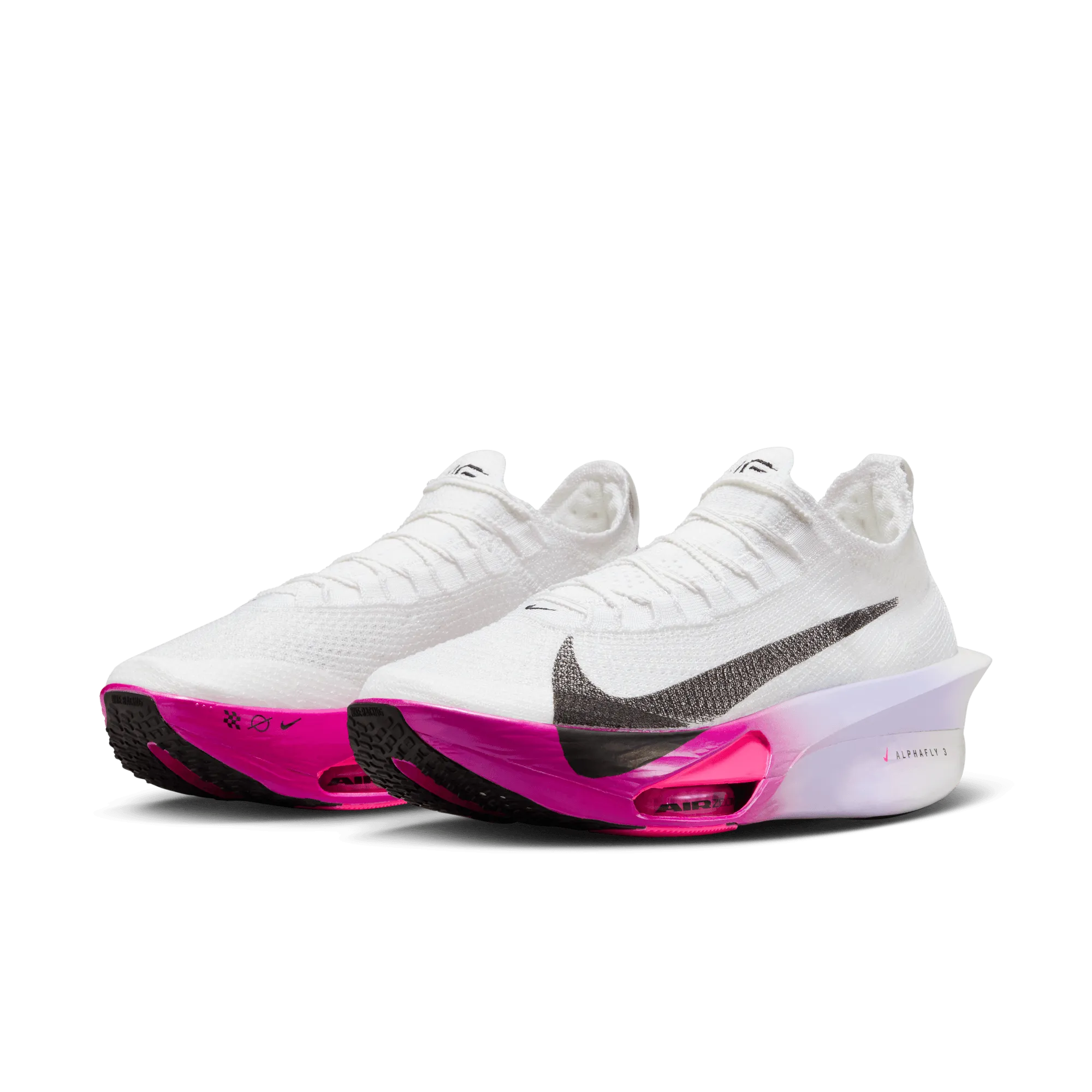 Men's Air Zoom Alphafly 3 Electric (100 - White/Black/Purple Agate/Vivid Grape))