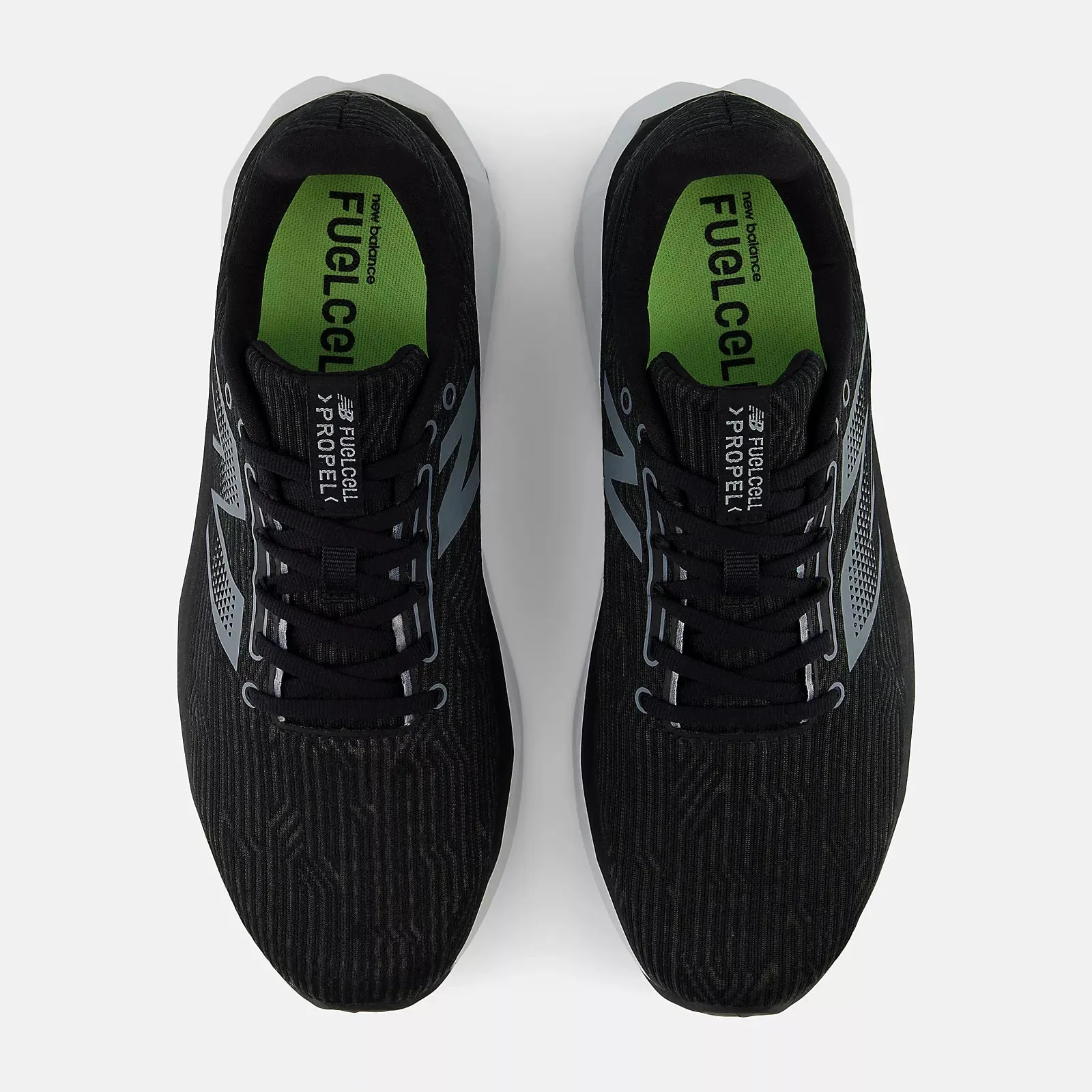 Men's FuelCell PROPEL Black with White and Steel V5