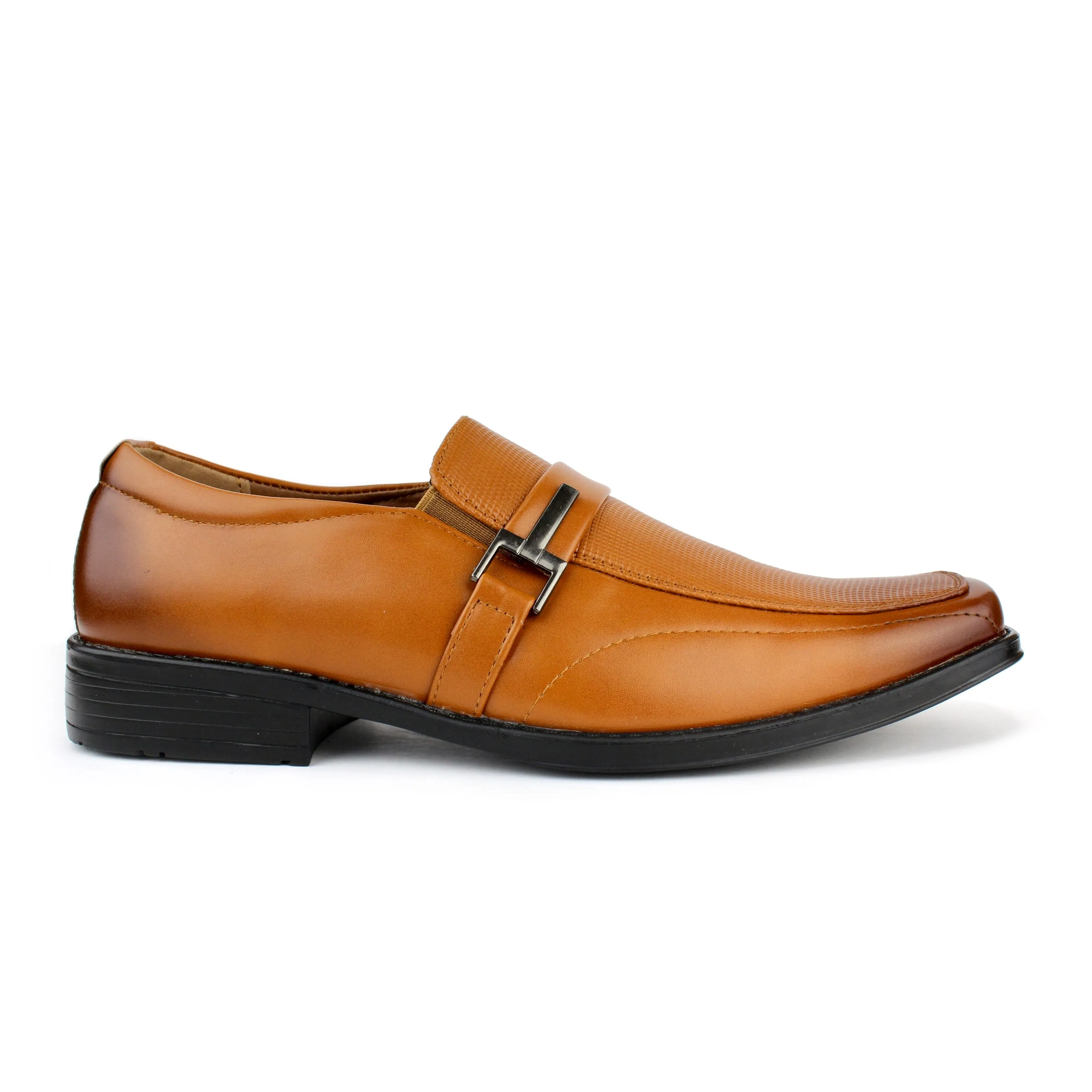 Men's Slip-on Dress Loafers w/ Side Band - Honey