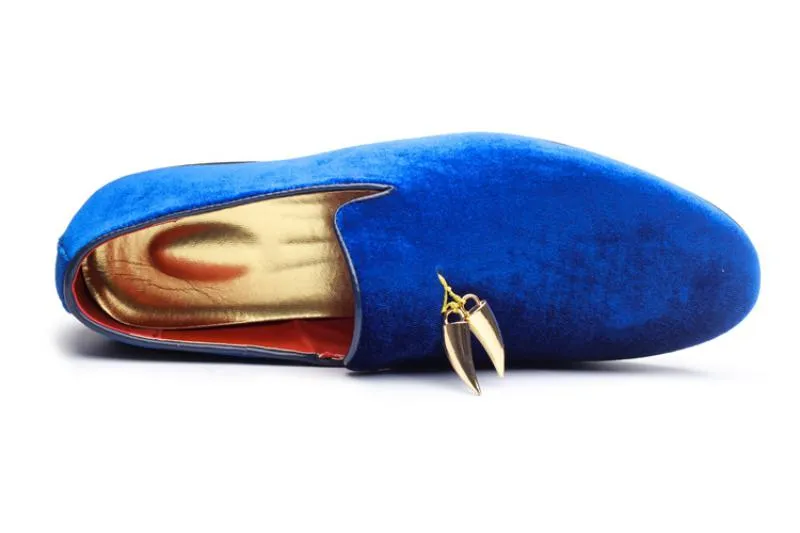 Men's Spring/Autumn Slip-Ons With Metal Pendant