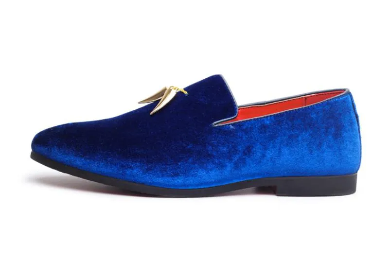 Men's Spring/Autumn Slip-Ons With Metal Pendant