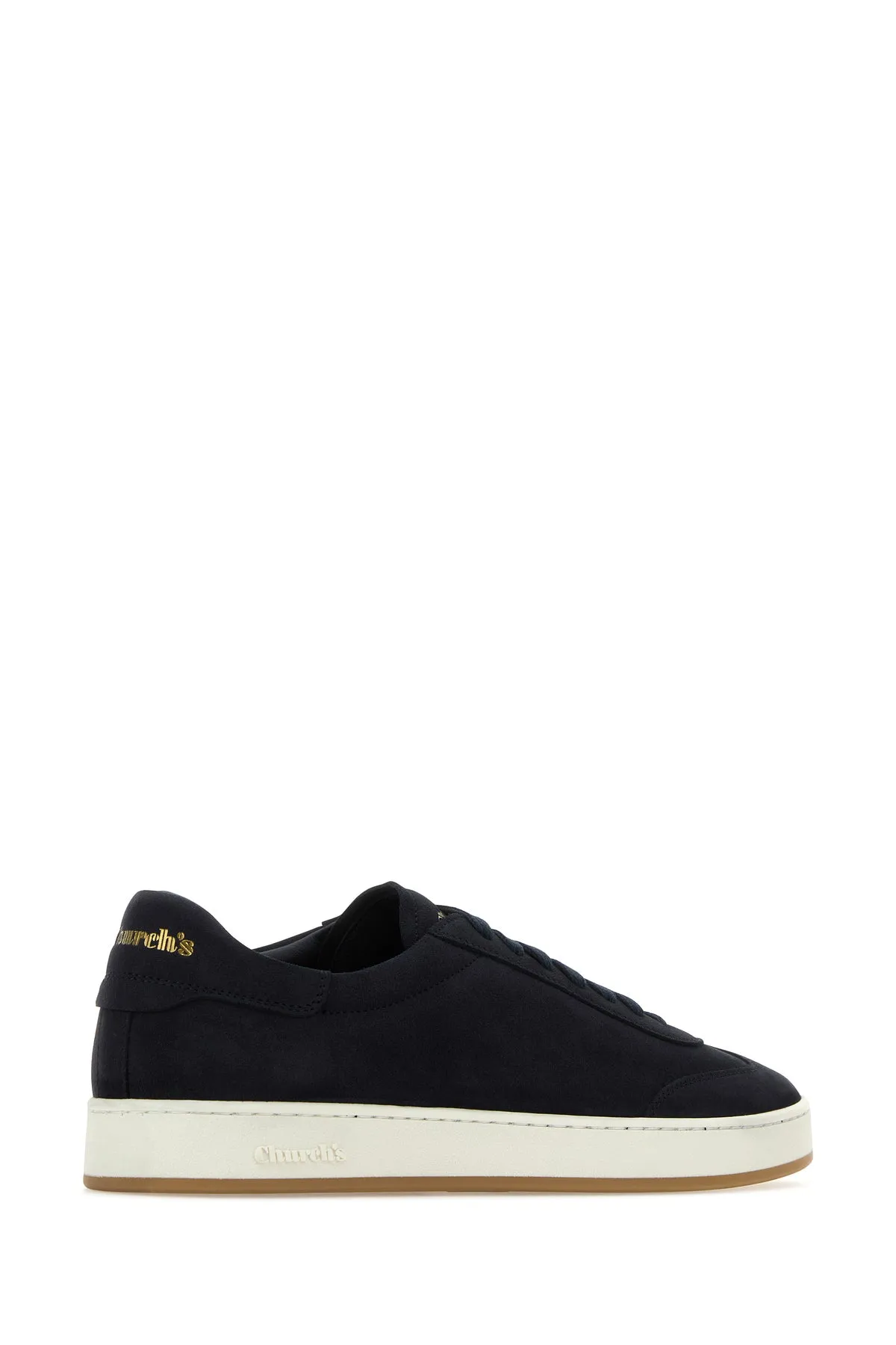 Midnight blue suede sneakers