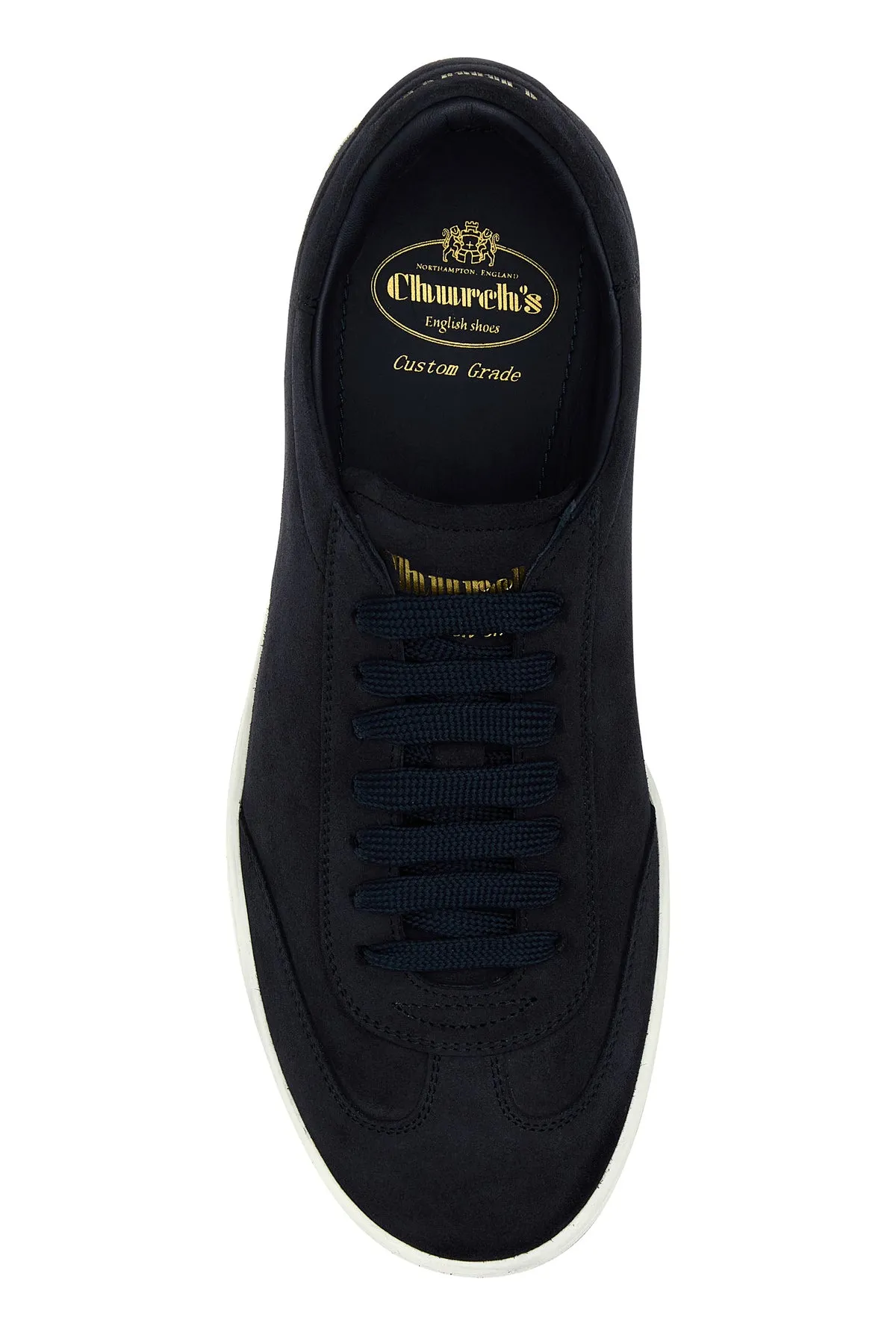 Midnight blue suede sneakers
