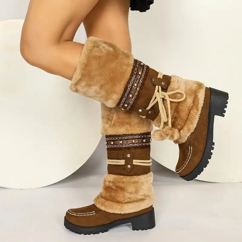 MISTASSINI™ WINTER BOOTS – WARM MID-CALF FLEECE