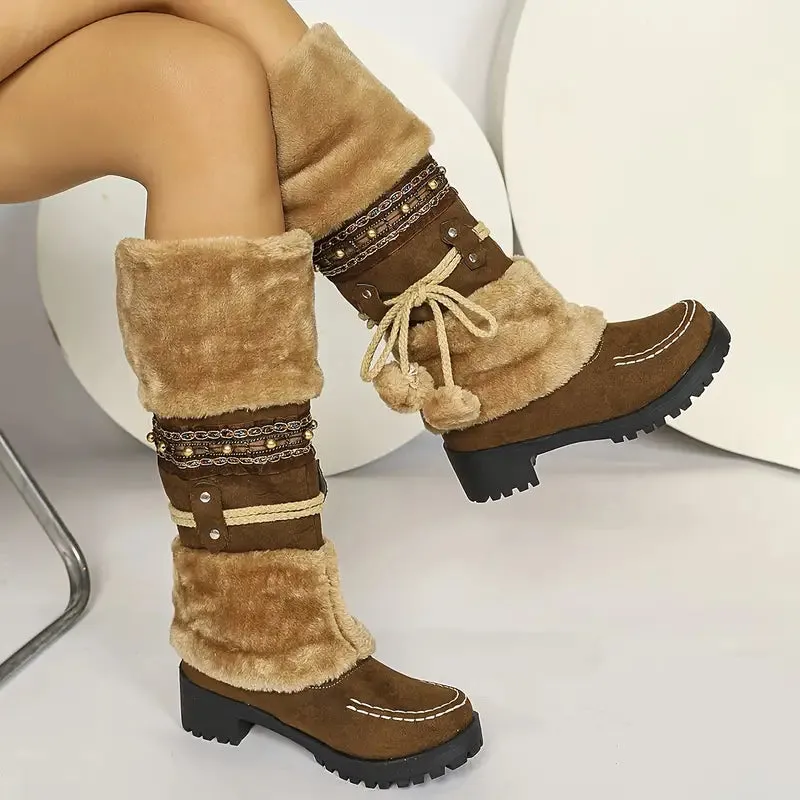 MISTASSINI™ WINTER BOOTS – WARM MID-CALF FLEECE