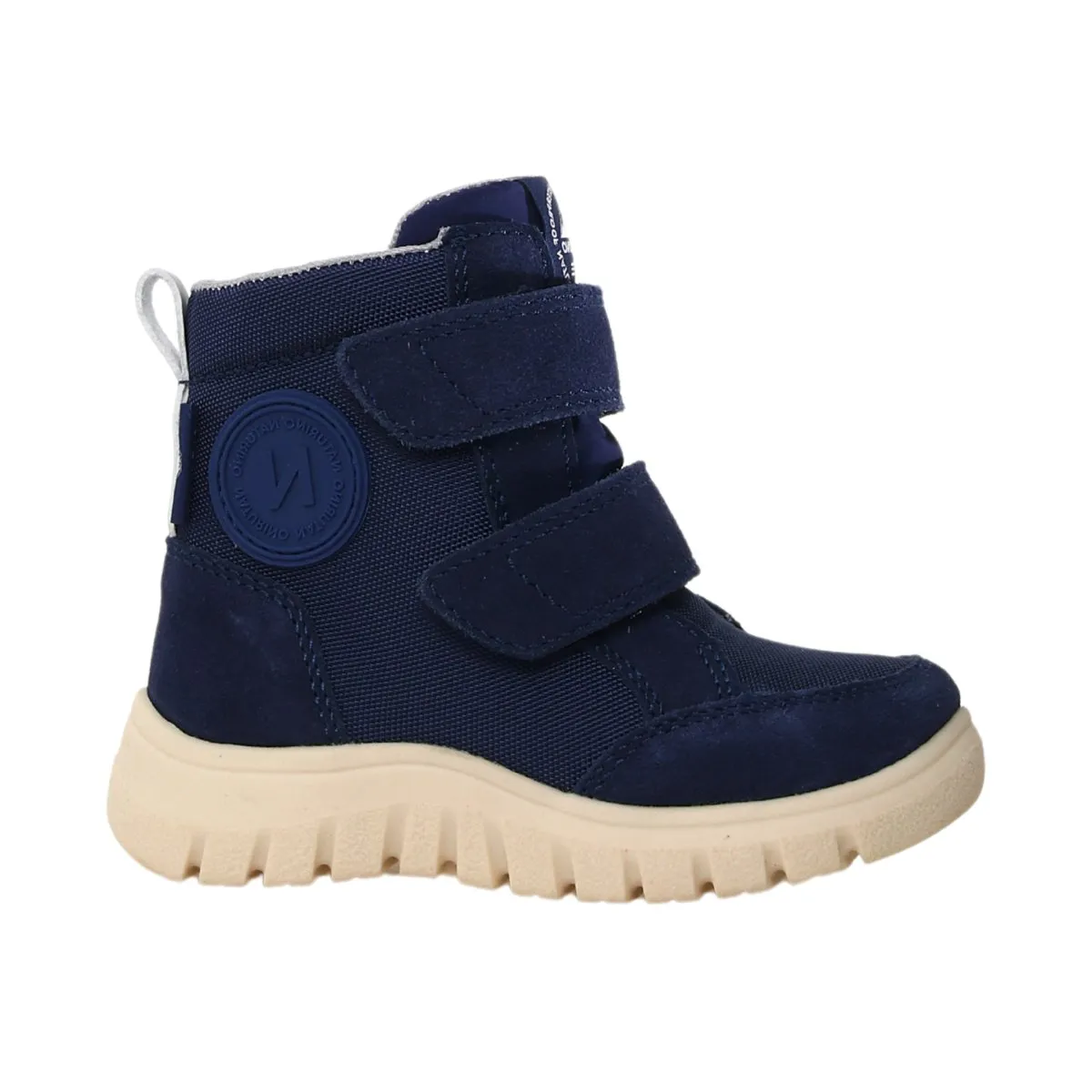 Naturino Boy's (Sizes 28-34) Geminae 3 VL Waterproof Navy Suede/Fabric
